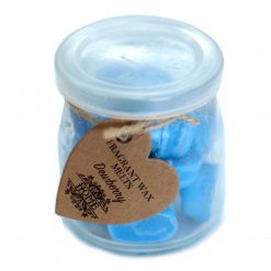 Alternative view of Wax melts de soja en frasco – Mora