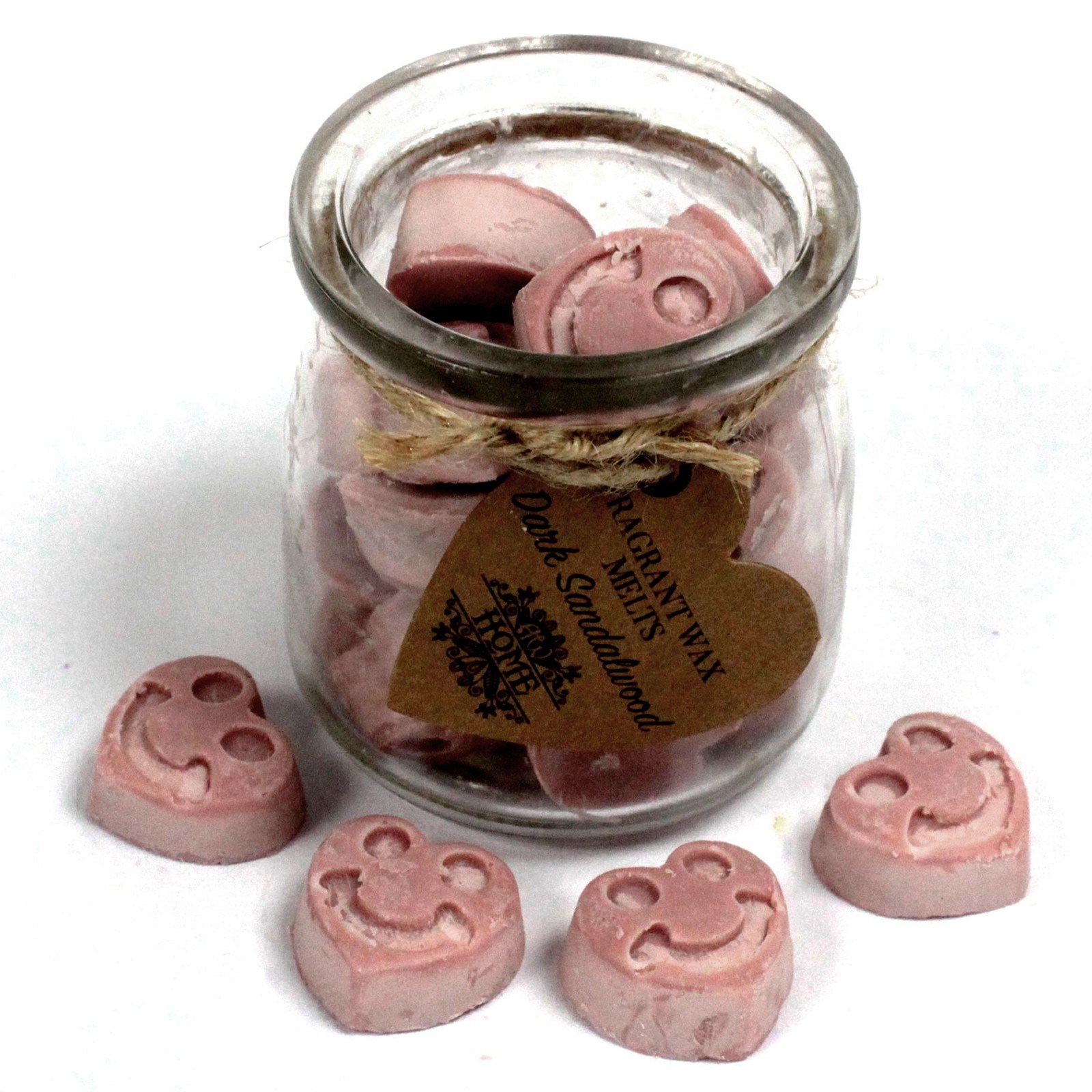 Wax melts de soja en frasco – Sándalo