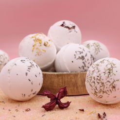 Pack de 3 bombas de baño de sal del Himalaya – Lavanda - Imagen 5