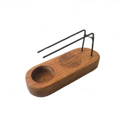 Calentador compacto de Palo Santo de teca Mandala
