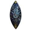 Portaincienso Hamsa Azul de aluminio esmaltado