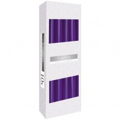 Velas cónicas · Pack de 10 · Lavanda