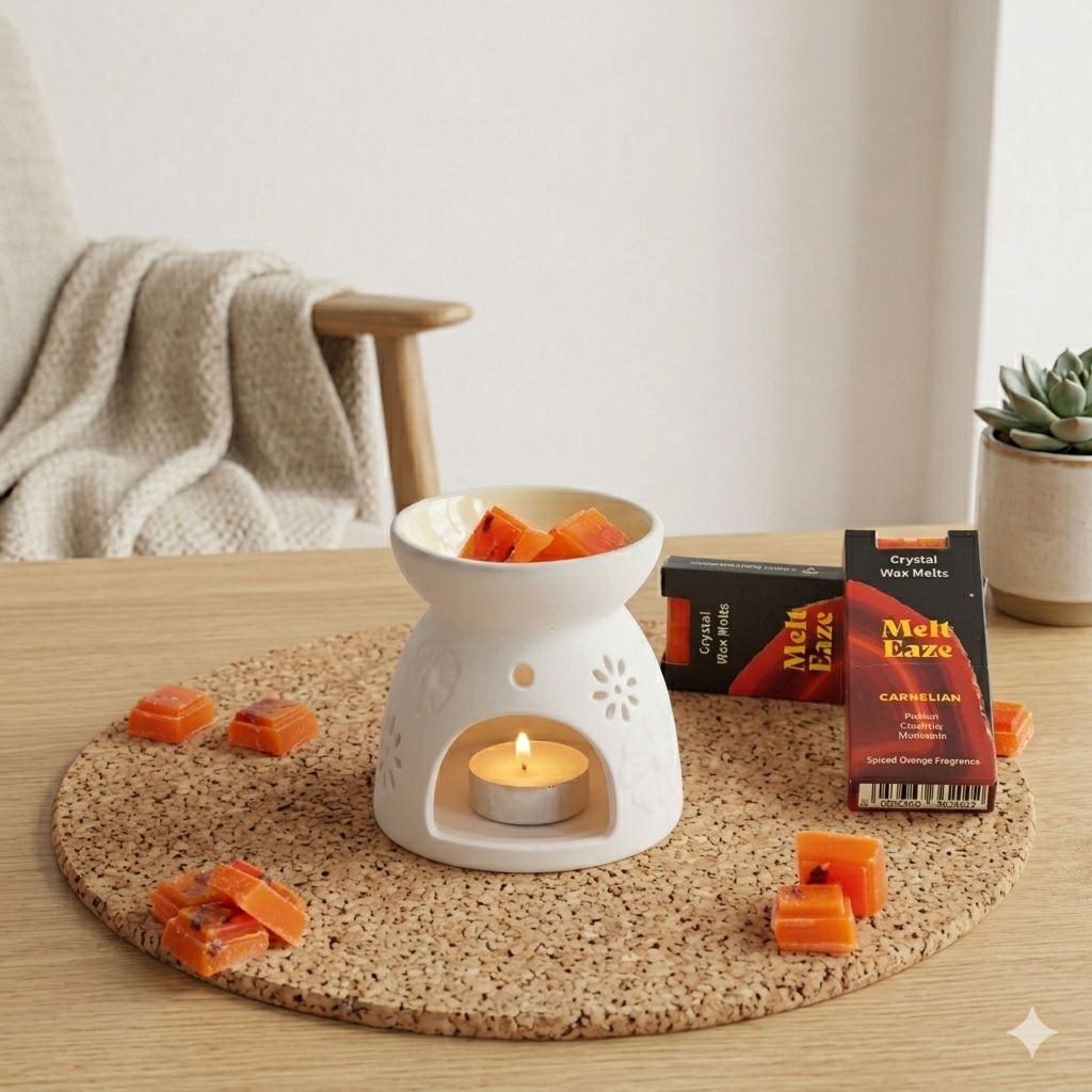 Wax Melts Naranja Especiada con Cornalina · 50 g - Imagen 2