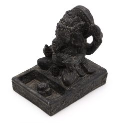Quemador de incienso Ganesh negro antiguo - Imagen 3