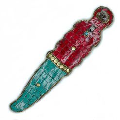 Portainciensos tibetano con Buda y mosaicos