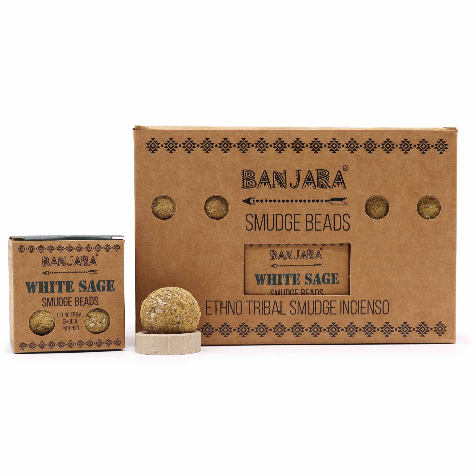 Bombitas de incienso Banjara de Salvia Blanca