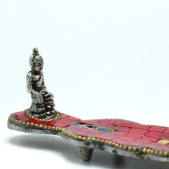 Portainciensos tibetano con Buda y mosaicos - Imagen 3
