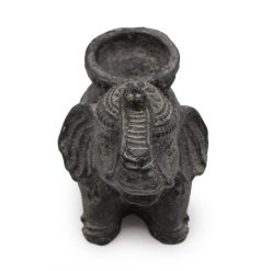 Portainciensos y portavelas Elefante negro antiguo - Imagen 3