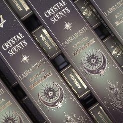 Cristal de Labradorita Aromas de Purificación Incienso - Ruda