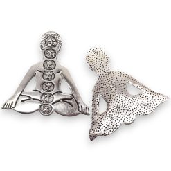 Portaincienso Yoga · Siete Chakras · Aluminio Pulido - Imagen 4
