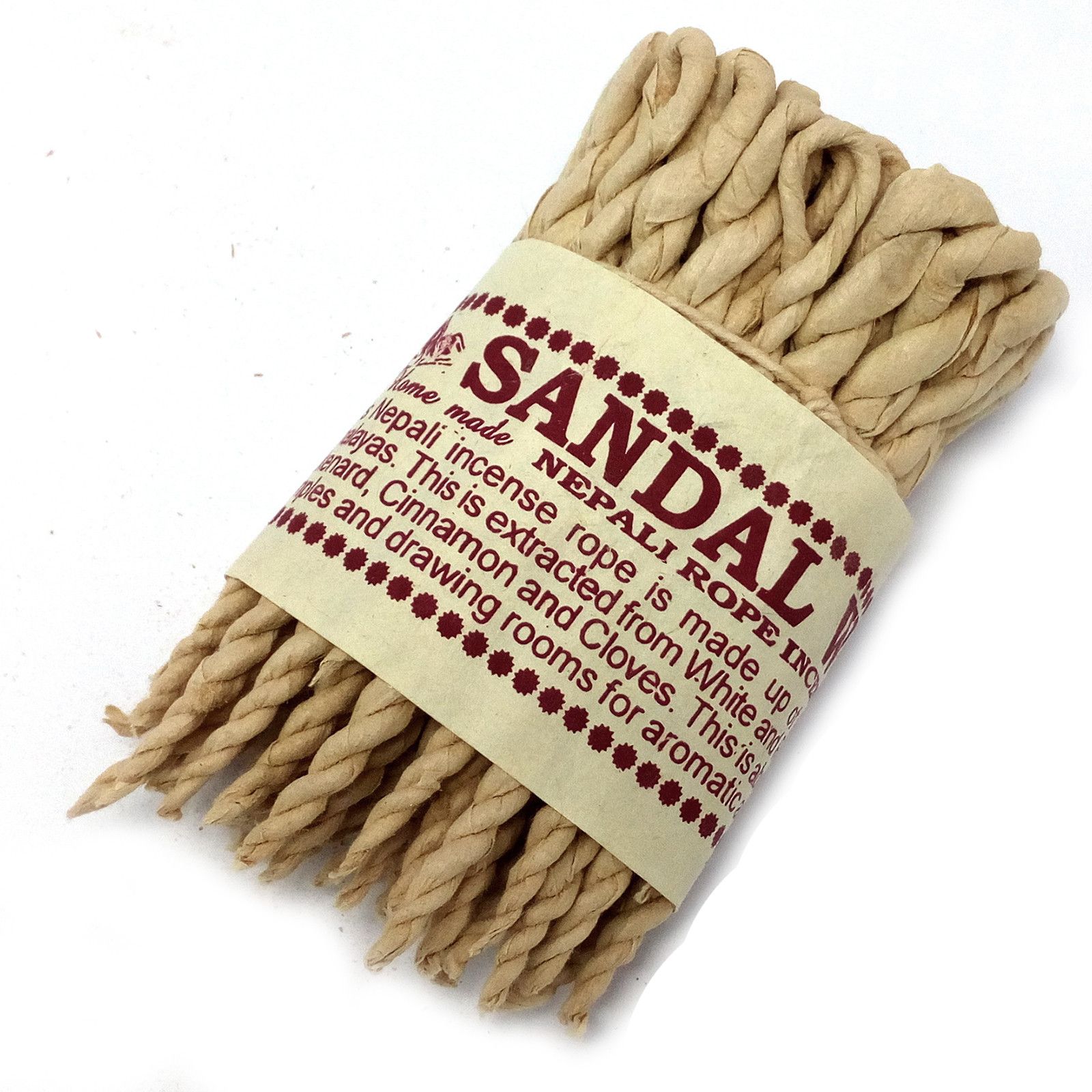 Incienso nepalí en cuerda Pure Herbs · Sándalo y Especias