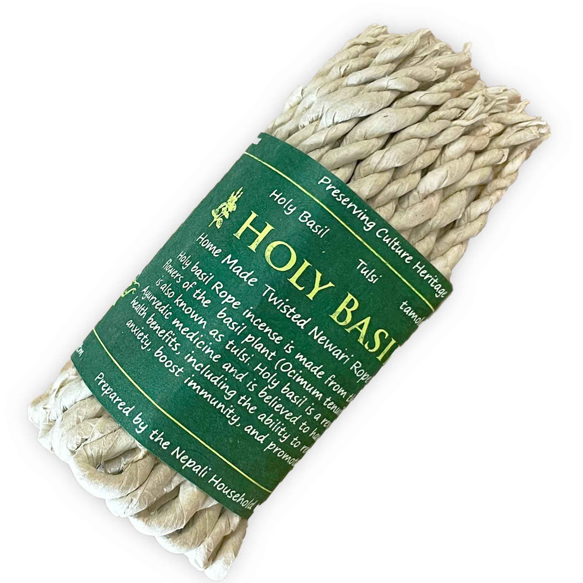 Incienso nepalí en cuerda Pure Herbs · Albahaca