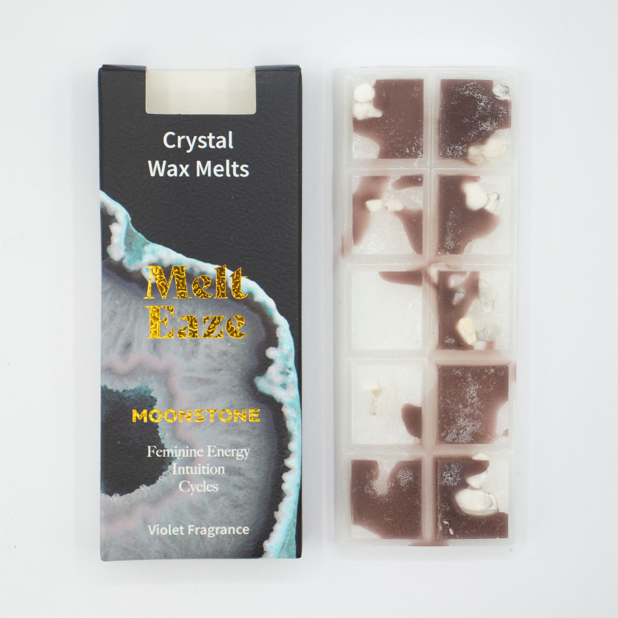 Wax Melts Violeta con Piedra Lunar · 50 g - Imagen 3