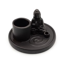 Plato de Incienso Buda Multiuso · Negro Mate - Imagen 3