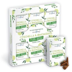 Conos de incienso Stamford Premium · Citronela y hierba limón