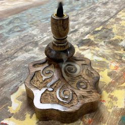 Quemador de reflujo Árbol de la Vida de madera de mango · Pequeño - Imagen 3