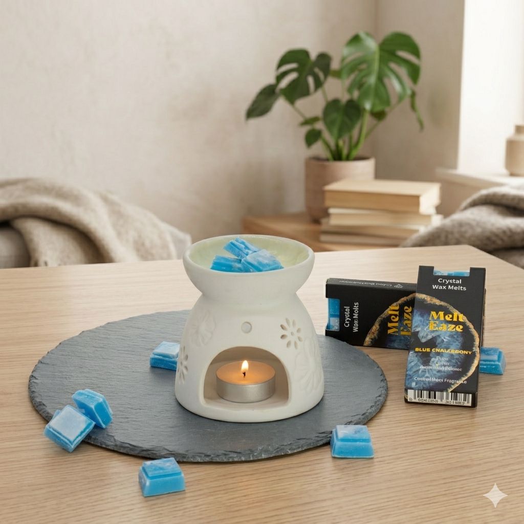 Wax Melts Musgo Costero con Calcedonia Azul · 50 g - Imagen 2
