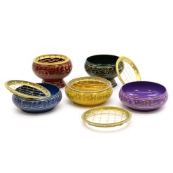 Cuenco Alto de Incienso para Carbón · Chakra Garganta - Imagen 5