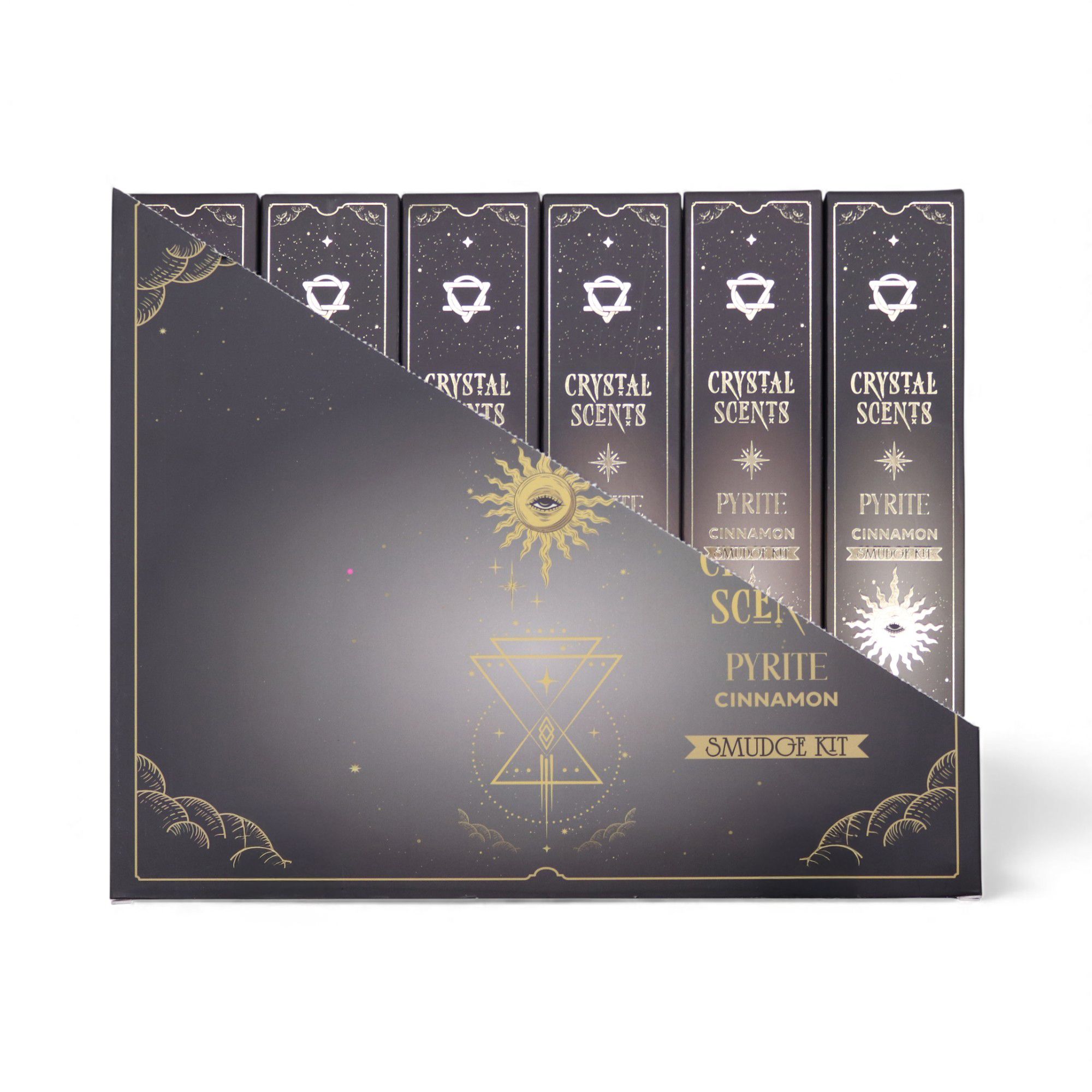 Incienso de purificación con fragancia de cristal de pirita - Canela - Imagen 6