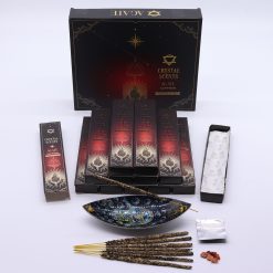 Incienso Crystal Scents · Azafrán y ágata roja