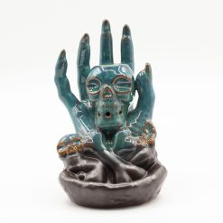 Quemador de incienso de flujo inverso - Calavera en la mano - Imagen 3