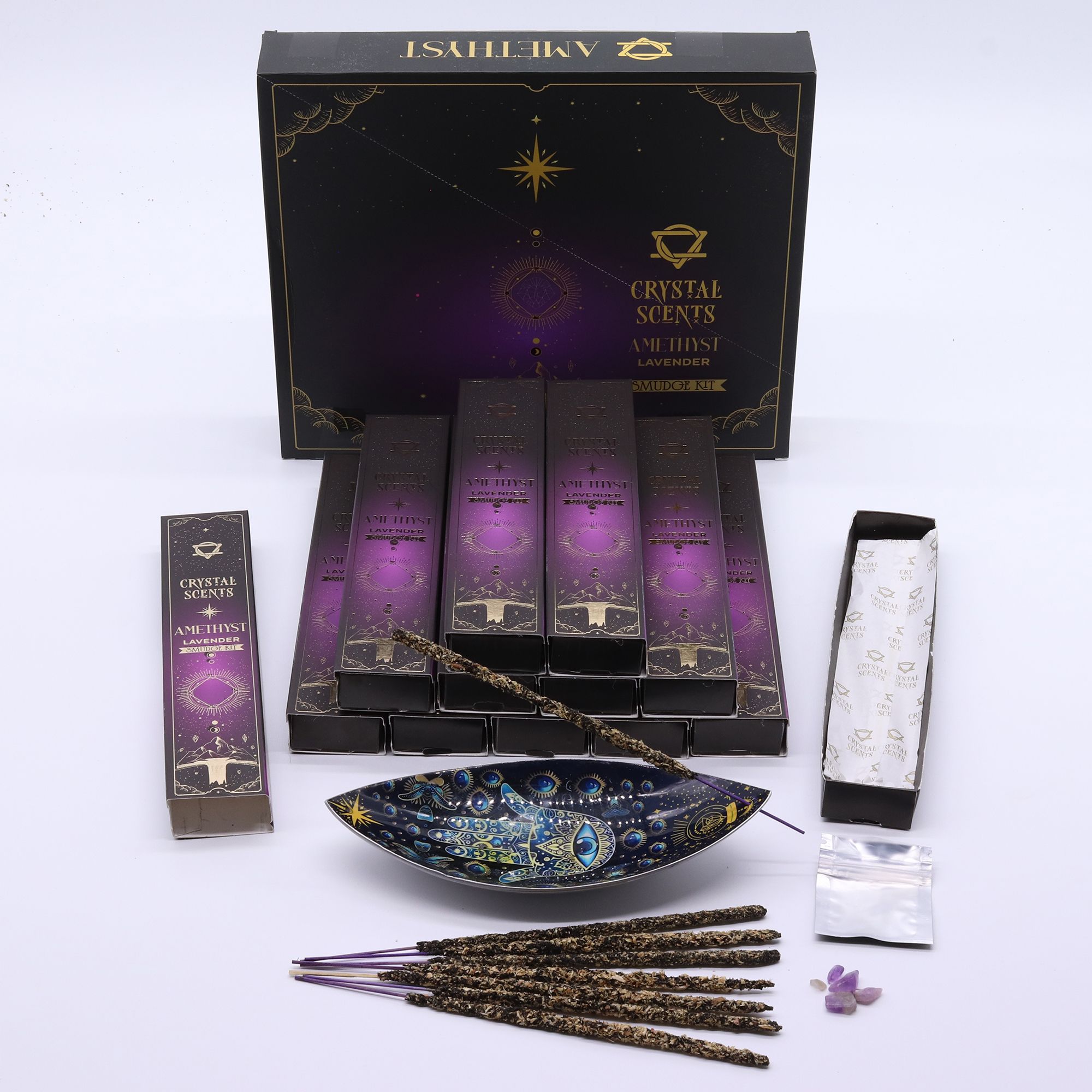 Incienso Crystal Scents · Lavanda y amatista - Imagen 7