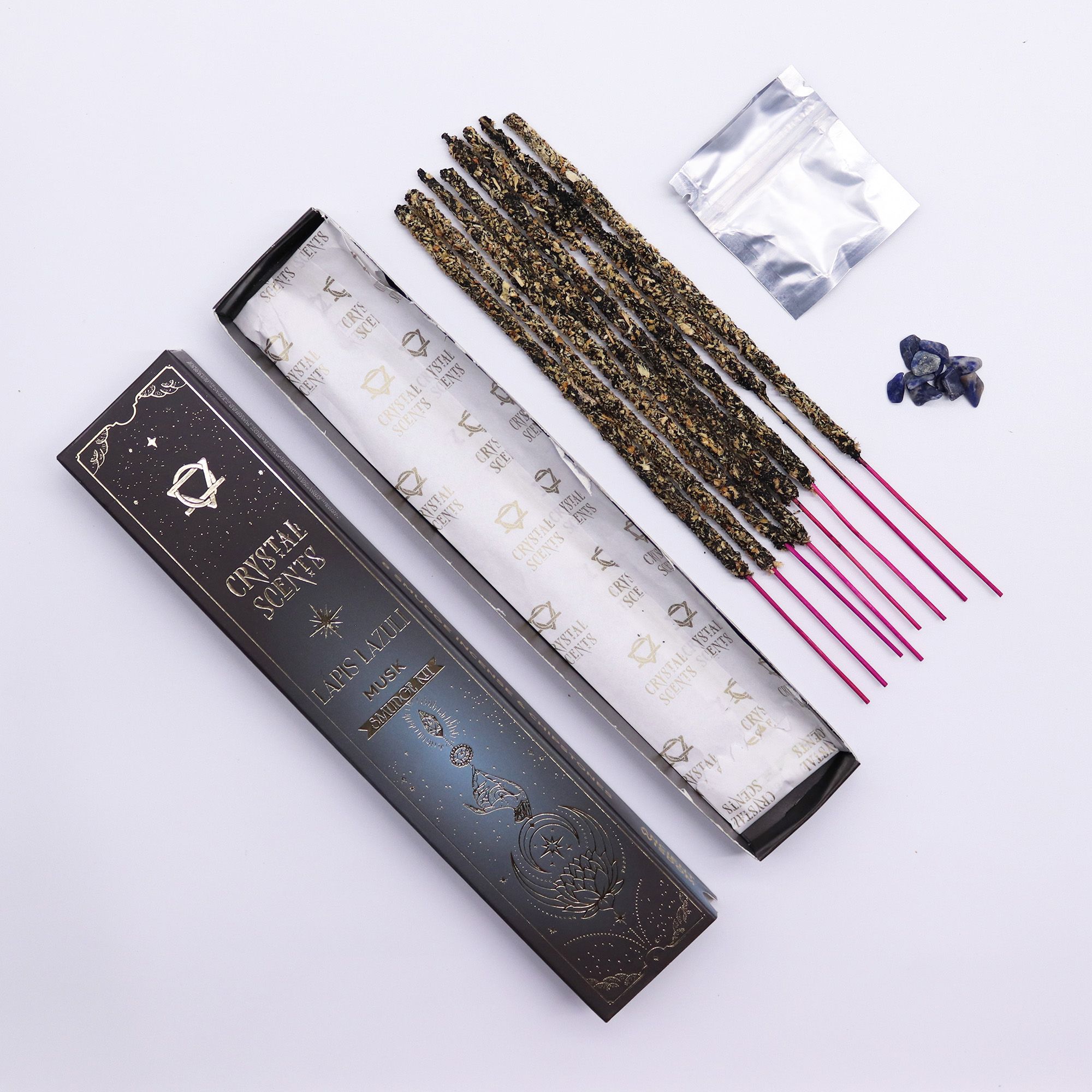 Lapis Crystal Scents Incienso de purificación - Almizcle - Imagen 6