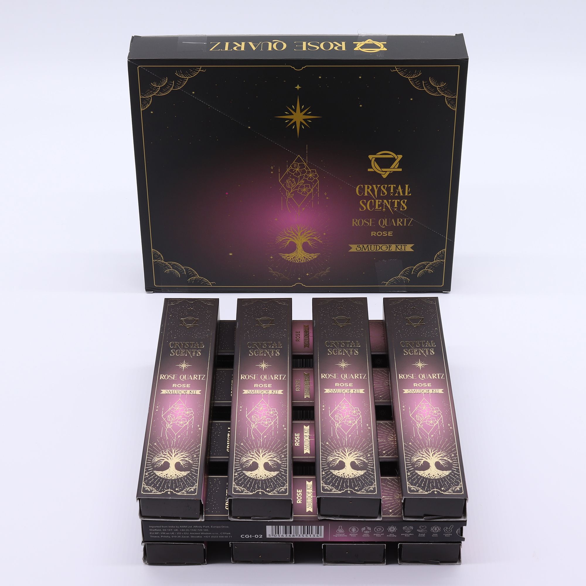 Incienso Crystal Scents · Rosa y cuarzo rosa - Imagen 6
