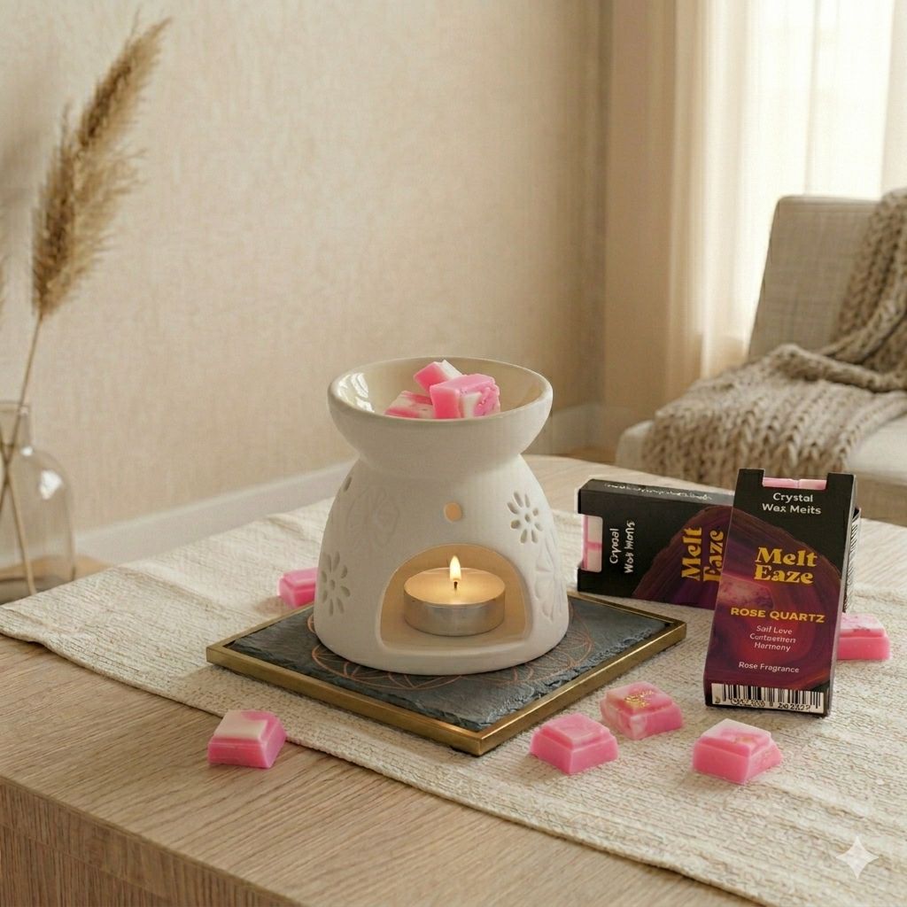Wax Melts Rosa con Cuarzo Rosa · 50 g - Imagen 2