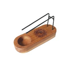 Calentador de Palo Santo Pequeño de Teca · Yin y Yang