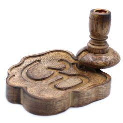 Alternative view of Quemador de reflujo Om de madera de mango · Pequeño