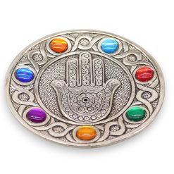 Portainciensos Hamsa de los 7 Chakras - Imagen 3