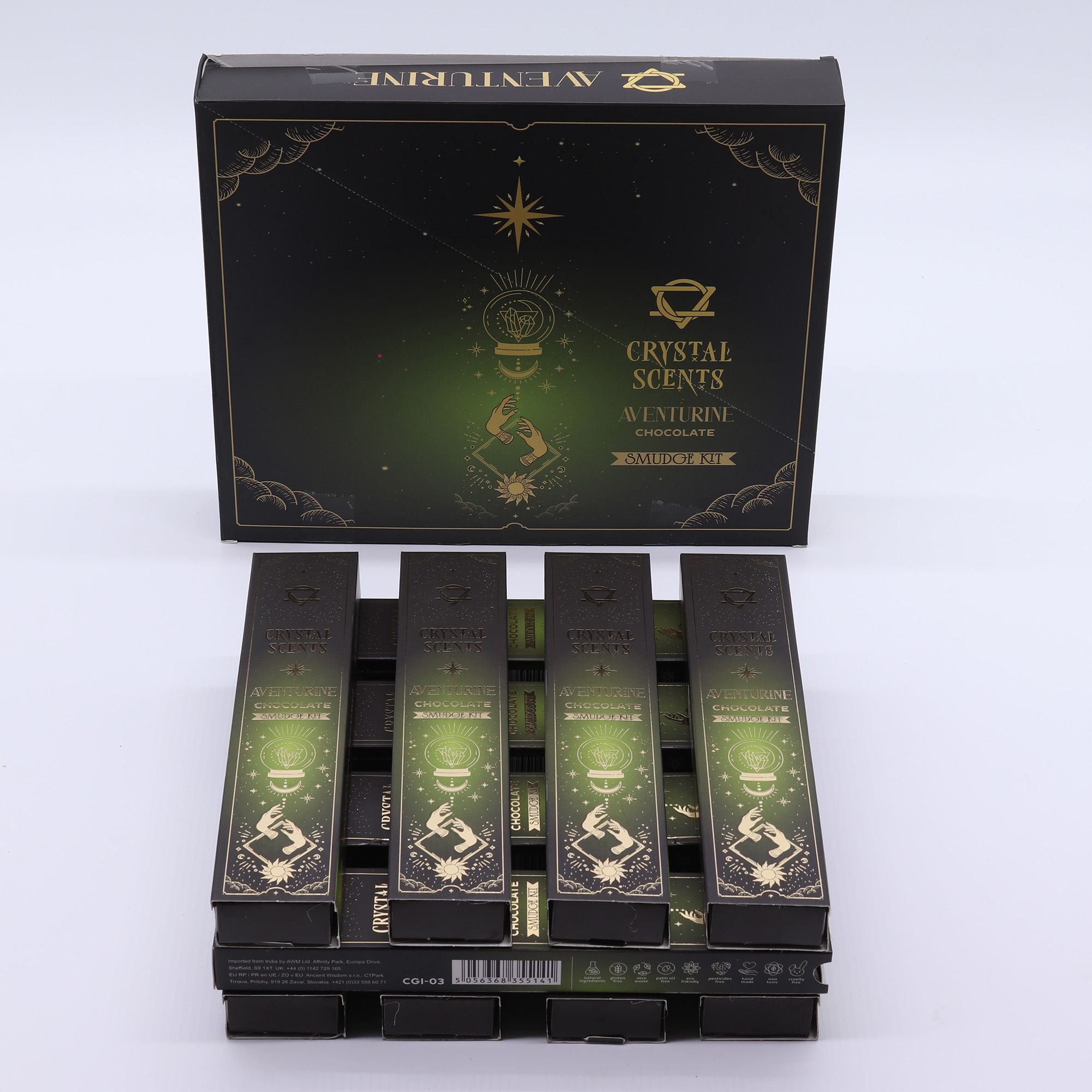 Incienso Crystal Scents · Chocolate y Aventurina - Imagen 2