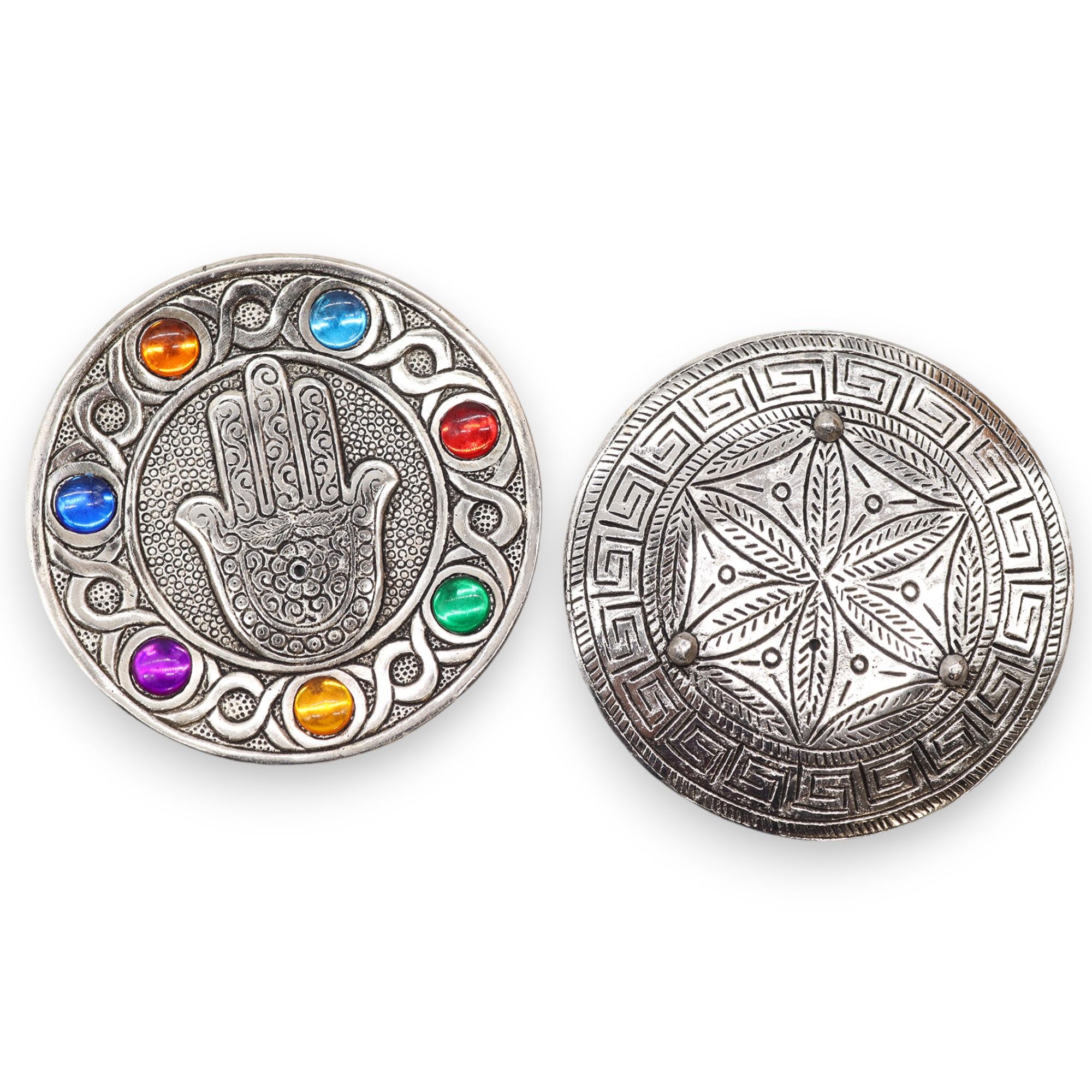 Portainciensos Hamsa de los 7 Chakras - Imagen 2