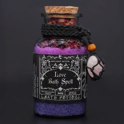 Poción de baño Ancient Witch «Amor» con amuleto de cuarzo rosa