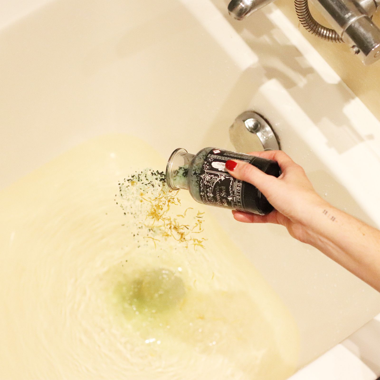 Poción de baño Ancient Witch «Prosperidad» con amuleto de aventurina - Imagen 5