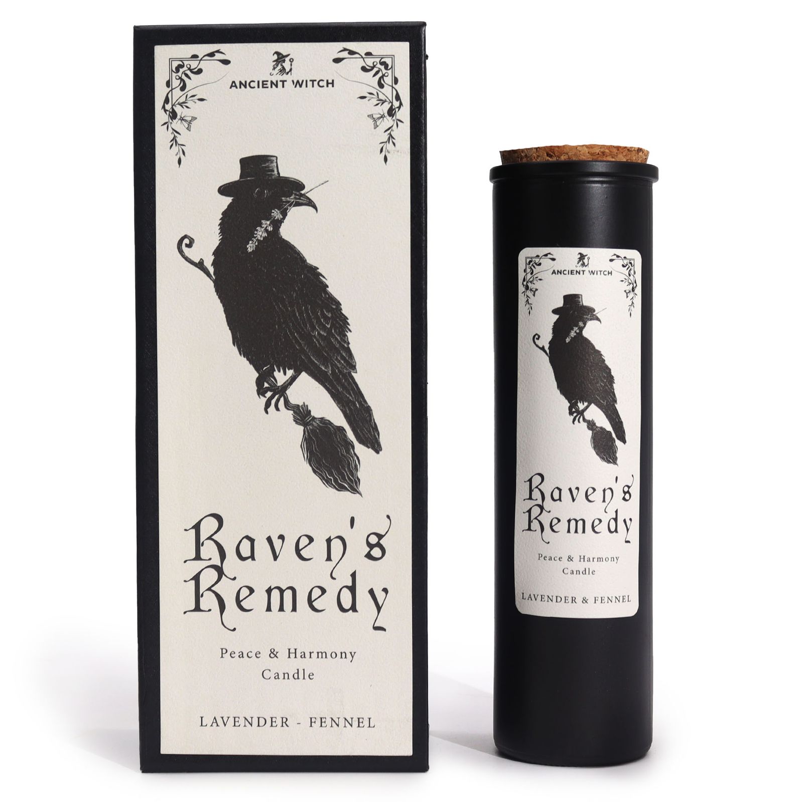 Vela ritual Ancient Witch «Remedio de los Cuervos» – Lavanda e hinojo - Imagen 5