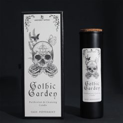 Vela ritual Ancient Witch «Jardín Gótico» – Salvia, menta y purificación energética
