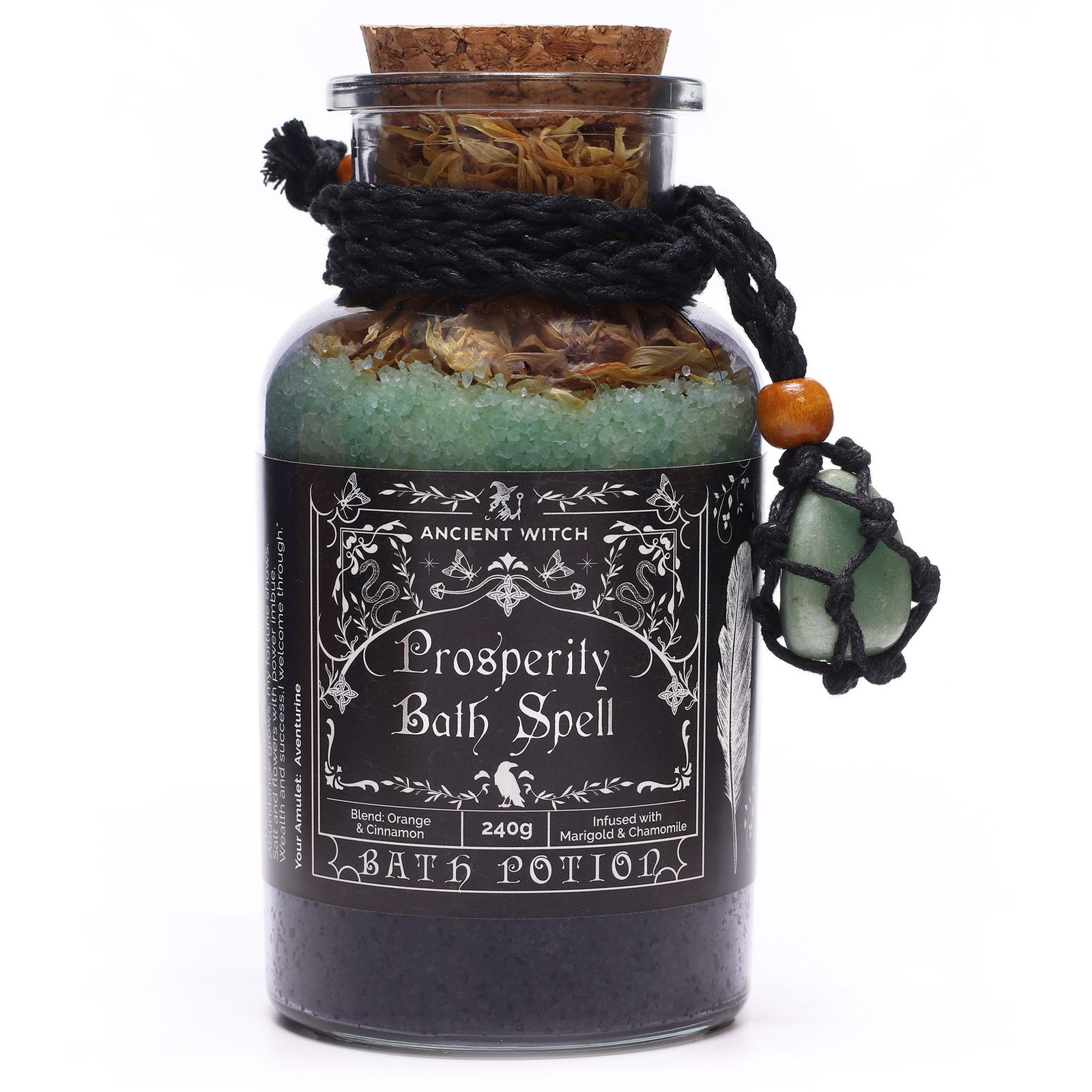 Poción de baño Ancient Witch «Prosperidad» con amuleto de aventurina - Imagen 10