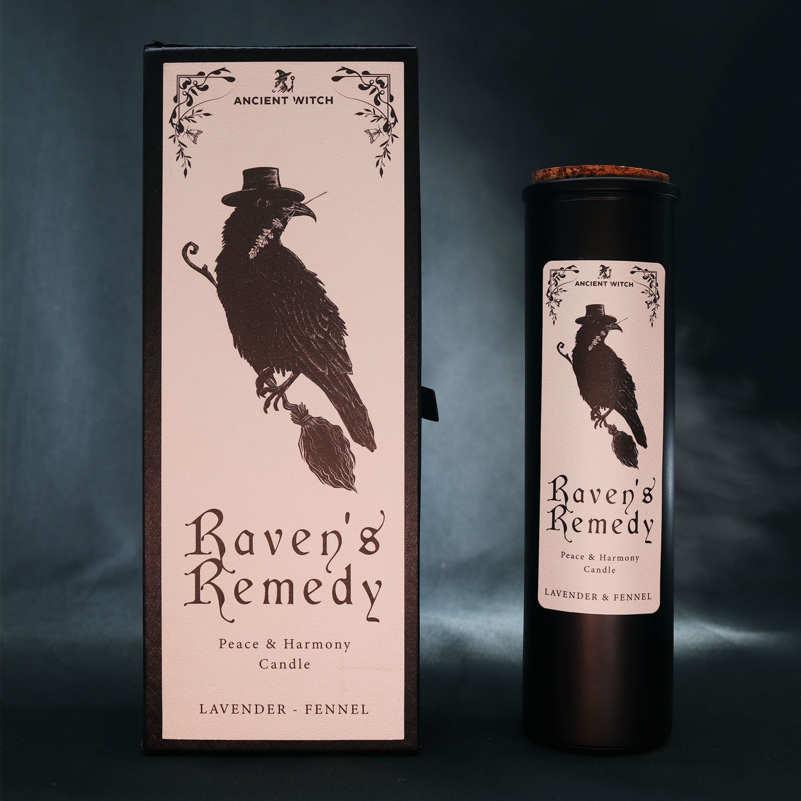 Vela ritual Ancient Witch «Remedio de los Cuervos» – Lavanda e hinojo - Imagen 3